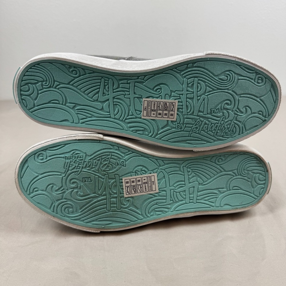 BLOWFISH MALIBU TORTA Womens Pull On High Sneaker Gray Boot‎ Distressed - 8.5 US - Picture 6 of 6